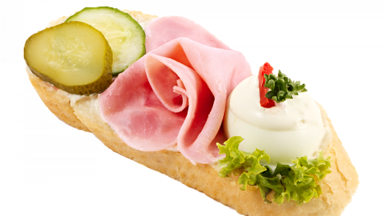 Chlebíček šunka/vejce